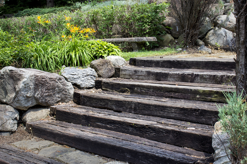 How To Use Railway Sleepers In Your Garden Bury Hill Topsoil And